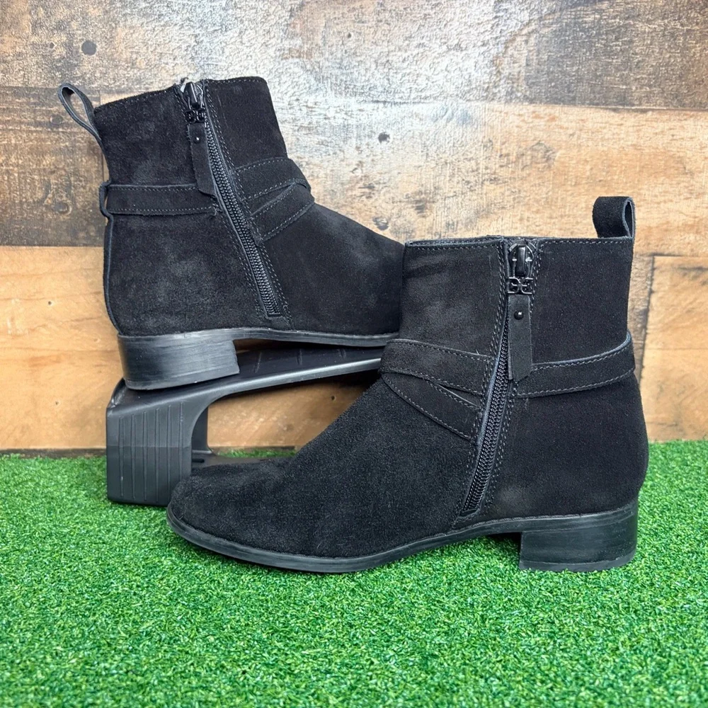 Sam Edelman Black Suede‎ Blair Boots Girls Size 3
